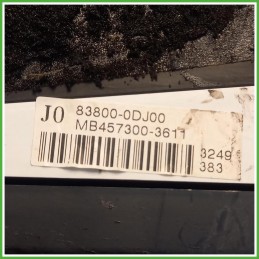 Quadro strumenti contachilometri tachimetro Denso MB4573003611 Toyota Yaris France 3 Serie 1.0 VVT-i 16v. 838000DJ00 2009-2011