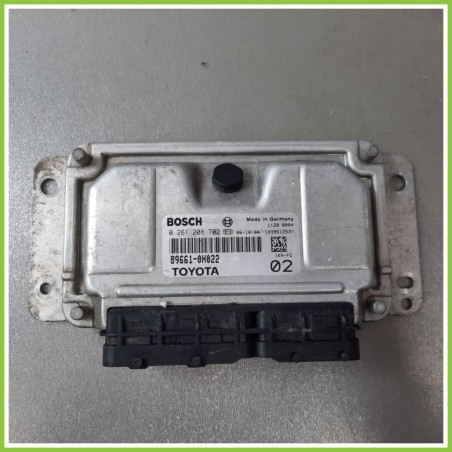 Centralina Motore Iniezione ECU BOSCH 0261208702 TOYOTA AYGO 1a Serie 1.0 12V VVT-I 89661-0H022 Benzina 2005