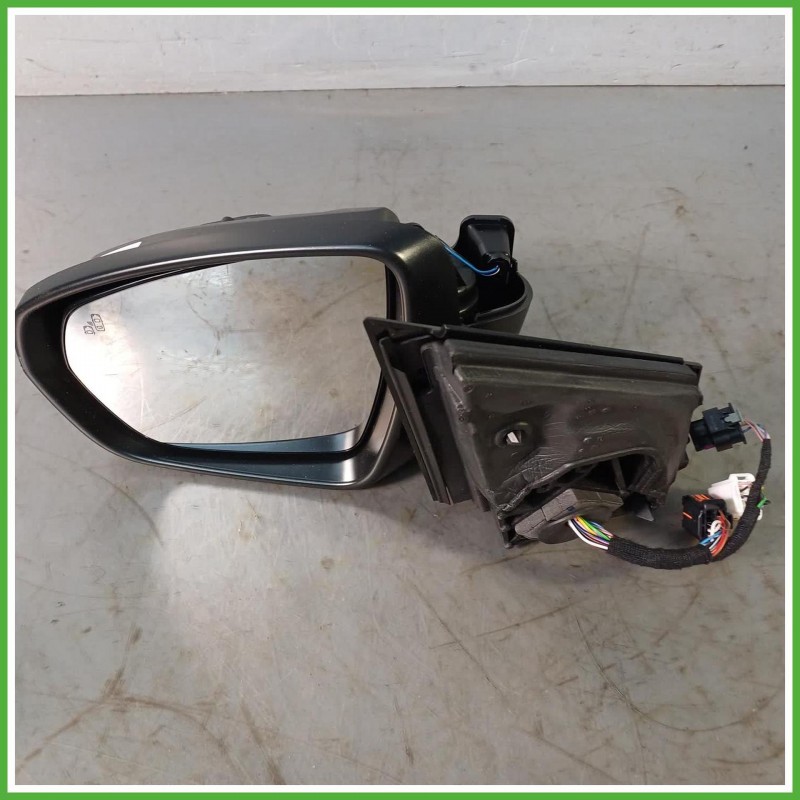 Specchio Specchietto Retrovisore Sinistro SX Nero Peugeot 3008 2 Serie 2020-2023  Originale Usato