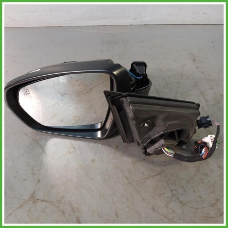 Specchio Specchietto Retrovisore Sinistro SX Nero Peugeot 3008 2 Serie 2020-2023  Originale Usato