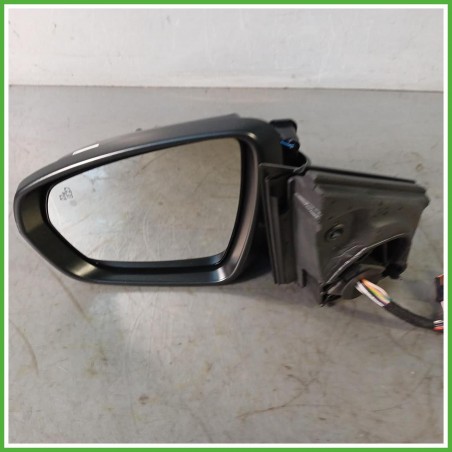 Specchio Specchietto Retrovisore Sinistro SX Nero Peugeot 3008 2 Serie 2020-2023  Originale Usato