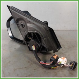 Specchio Specchietto Retrovisore Sinistro SX Nero Peugeot 3008 2 Serie 2020-2023  Originale Usato
