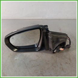 Specchio Specchietto Retrovisore Sinistro SX Nero Peugeot 3008 2 Serie 2020-2023  Originale Usato