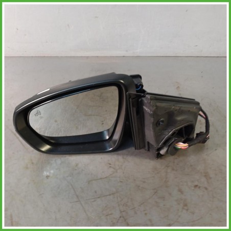 Specchio Specchietto Retrovisore Sinistro SX Nero Peugeot 3008 2 Serie 2020-2023  Originale Usato