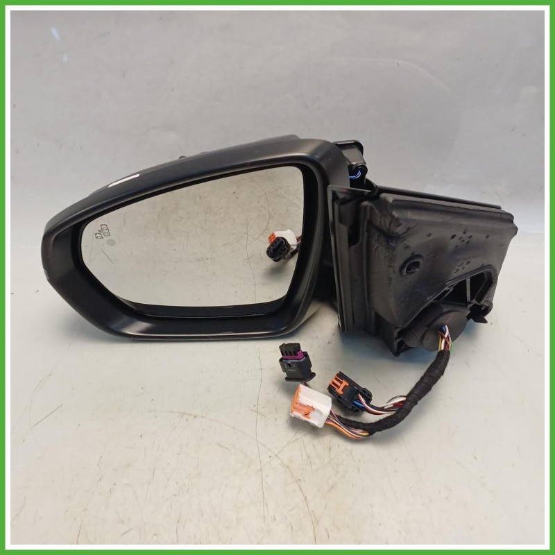 Specchio Specchietto Retrovisore Sinistro SX Nero Peugeot 3008 2 Serie 2020-2023  Originale Usato