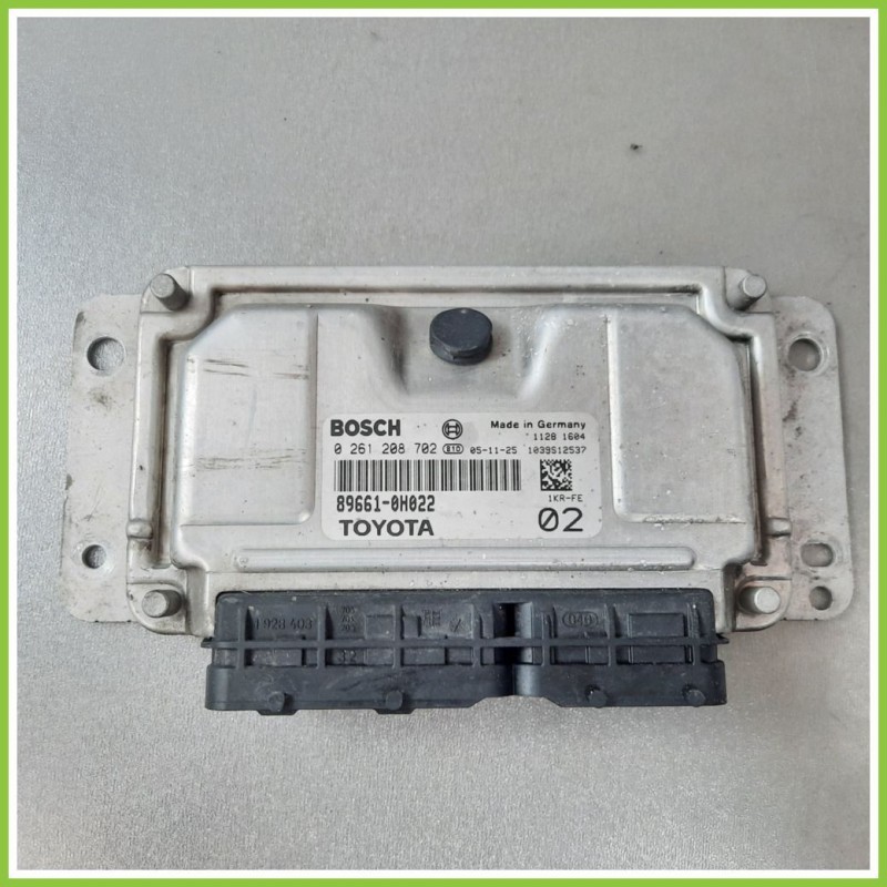 Centralina Motore Iniezione ECU BOSCH 0261208702 CITROEN C1 1.0 89661-0H022 Benzina 2005 2014