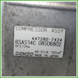 Compressore Clima AC Aria Condizionata Denso 4472807424 Mercedes Classe GLA X156 A0008303502 2015-2016
