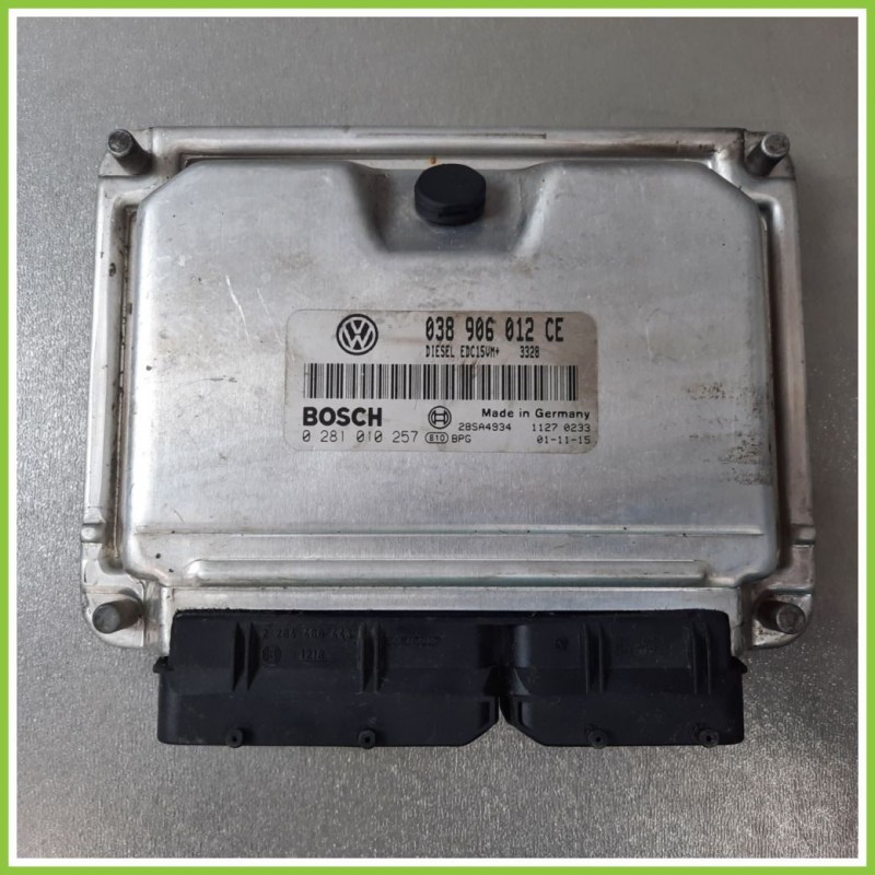Centralina Motore Iniezione ECU BOSCH 0281010257 SKODA FABIA 6Y 1.9 SDI 038906012CE Diesel 2000 2007