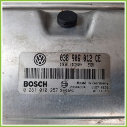 Centralina Motore Iniezione ECU BOSCH 0281010257 SKODA FABIA 6Y 1.9 SDI 038906012CE Diesel 2000 2007