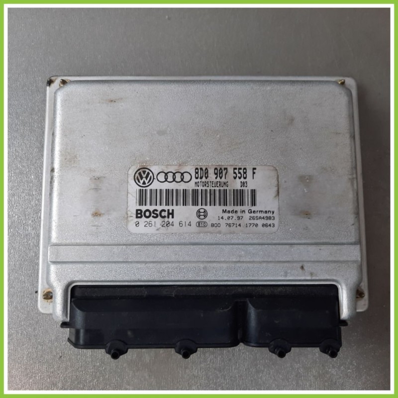 Centralina Motore Iniezione ECU BOSCH 0261204614 VOLKSWAGEN PASSAT 3B 1.8 20V 4MOTION 8D0907558F Benzina 1996 2003