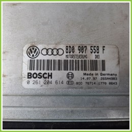 Centralina Motore Iniezione ECU BOSCH 0261204614 VOLKSWAGEN PASSAT 3B 1.8 20V 4MOTION 8D0907558F Benzina 1996 2003