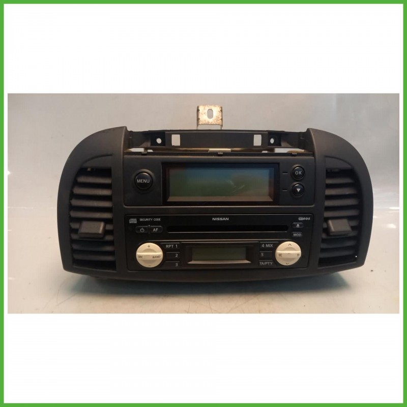 Autoradio Nissan Micra 3 Serie 1.2 16v. 25915AX600 2003-2005 Blaupunkt BP334947310839