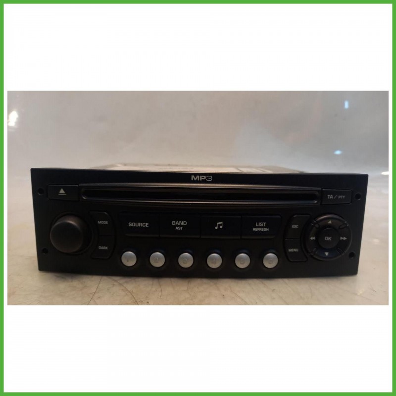 Autoradio Citroen Berlingo 3 Serie 1.6 HDi 16v. 1614201480 2008-2015 Blaupunkt 7647179394