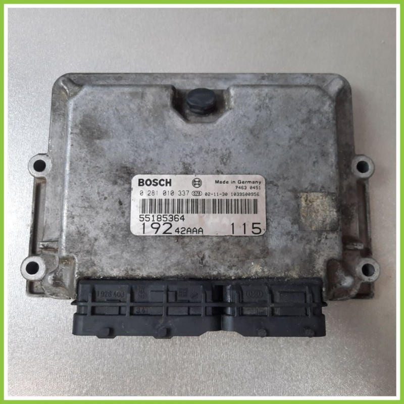 Centralina Motore Iniezione ECU BOSCH 0281010337 FIAT STILO 2C 1.9 JTD 55185364 Diesel 2001 2003