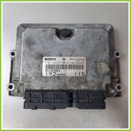 Centralina Motore Iniezione ECU BOSCH 0281010337 FIAT STILO 2C 1.9 JTD 85kw 55185364 2001 2003