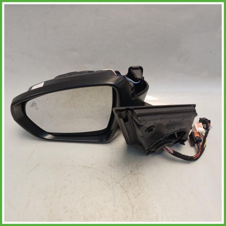 Specchio Specchietto Retrovisore Sinistro SX Nero Peugeot 3008 2 Serie 2020-2023  Originale Usato