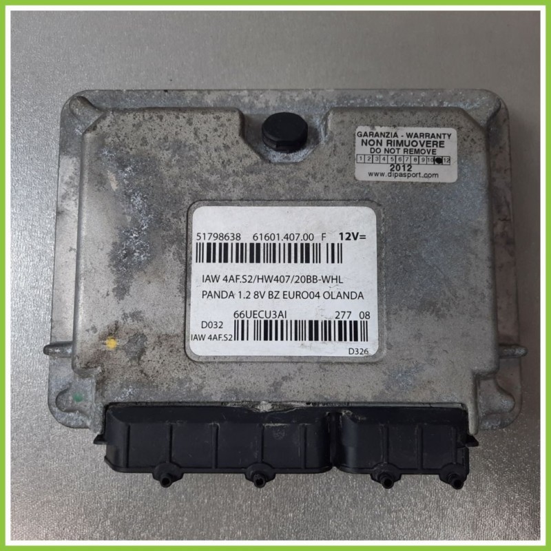 Centralina Motore Iniezione ECU MAGNETI MARELLI IAW4AF.S2 FIAT PANDA 2Q 1.2 DYNAMIC 51798638 Benzina 2003 2010