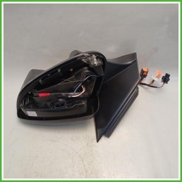 Specchio Specchietto Retrovisore Sinistro SX Nero Peugeot 3008 2 Serie 2020-2023  Originale Usato