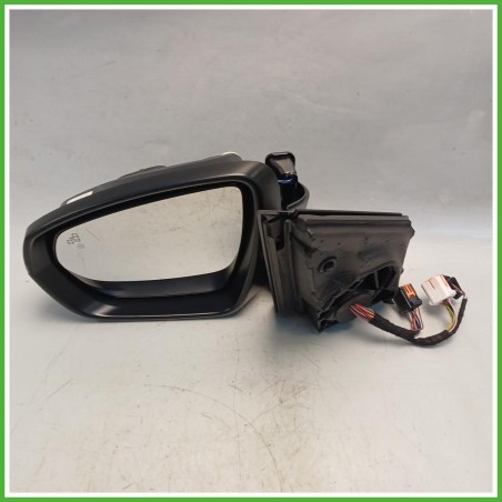 Specchio Specchietto Retrovisore Sinistro SX Nero Peugeot 3008 2 Serie 2020-2023  Originale Usato