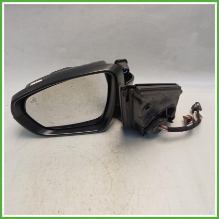 Specchio Specchietto Retrovisore Sinistro SX Nero Peugeot 3008 2 Serie 2020-2023  Originale Usato