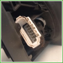 Specchio Specchietto Retrovisore Sinistro SX Grigio Scuro Fiat Punto 3 Serie 2011-2018  Originale Usato