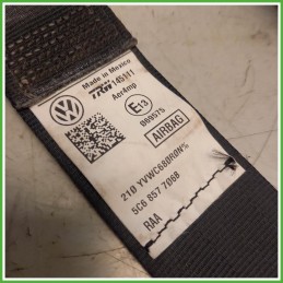 Cintura di Sicurezza Anteriore Destro DX Volkswagen Jetta 4 Serie 1.6 TDi 16v. 5C6857706CRAA 2010-2014 Trw 145111