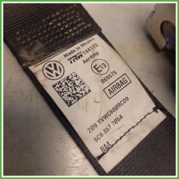 Cintura di Sicurezza Anteriore Sinistro SX Volkswagen Jetta 4 Serie 1.6 TDi 16v. 5C6857705BRAA 2010-2014 Trw 144113