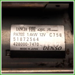 Motorino Avviamento Denso 428000-7470 Fiat Panda 3 Serie 51938439 2012-2020