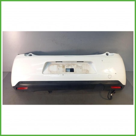 Paraurti Posteriore Citroen C3 2 Serie Berlina 5 Porte Bianco 1610078180 2013-2016 Originale Usato