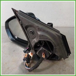 Specchio Specchietto Retrovisore Sinistro SX Nero Peugeot 3008 2 Serie 2020-2023  Originale Usato