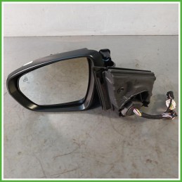 Specchio Specchietto Retrovisore Sinistro SX Nero Peugeot 3008 2 Serie 2020-2023  Originale Usato