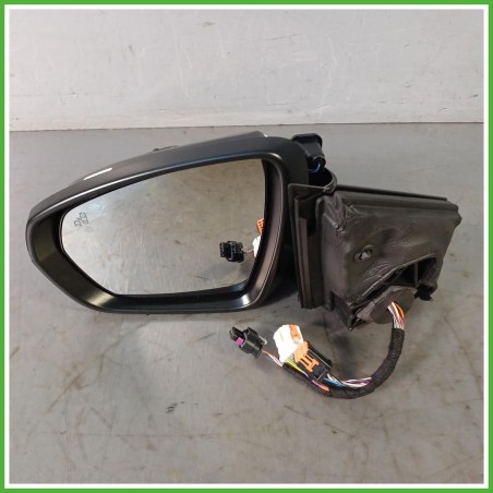 Specchio Specchietto Retrovisore Sinistro SX Nero Peugeot 3008 2 Serie 2020-2023  Originale Usato