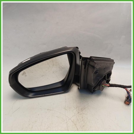 Specchio Specchietto Retrovisore Sinistro SX Nero Peugeot 3008 2 Serie 2020-2023  Originale Usato