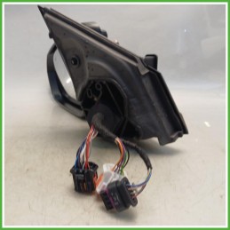 Specchio Specchietto Retrovisore Sinistro SX Nero Peugeot 3008 2 Serie 2020-2023  Originale Usato