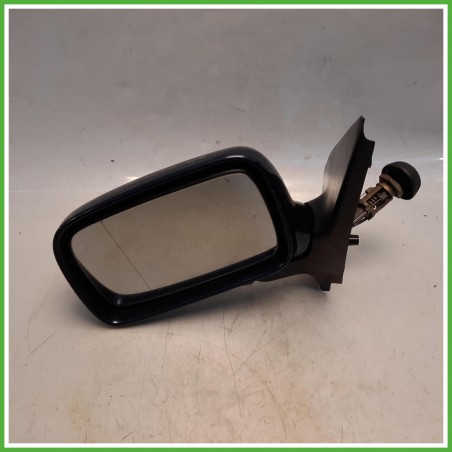 Specchio Specchietto Retrovisore Sinistro SX Blu Volkswagen Polo 3 Serie Variant 1997-1999  Originale Usato