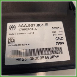 Centralina Freno di Stazionamento Trw 17982901-A Volkswagen Passat 6 Serie 1.6 TDi BlueMotion 16v. 3AA907801J 2010-2014