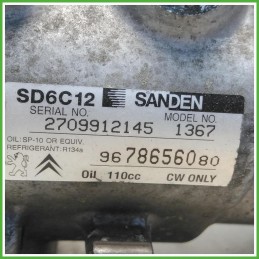 Compressore Clima AC Aria Condizionata Sanden 2709912145 Toyota Yaris Japan 1 Serie 8832052080 2001-2003
