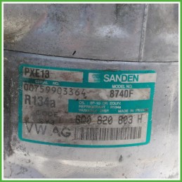 Compressore Clima AC Aria Condizionata Sanden 00759903364 Volkswagen Polo 4 Serie 6Q0820808FX 2001-2005