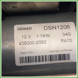Motorino Avviamento Denso DSN1206 Mercedes Classe GLA X156 A6459060800 2015-2016