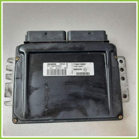 Centralina Motore Iniezione ECU SIEMENS S110030304-C RENAULT CLIO 2a Serie 1.4 55kw 7700115097 1998 2001