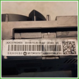 Comandi Clima AC Riscaldamento Condizionatore Behr A2C37822600 Peugeot 3008 2 Serie 1.6 BlueHDi 6452W5 2016-2020