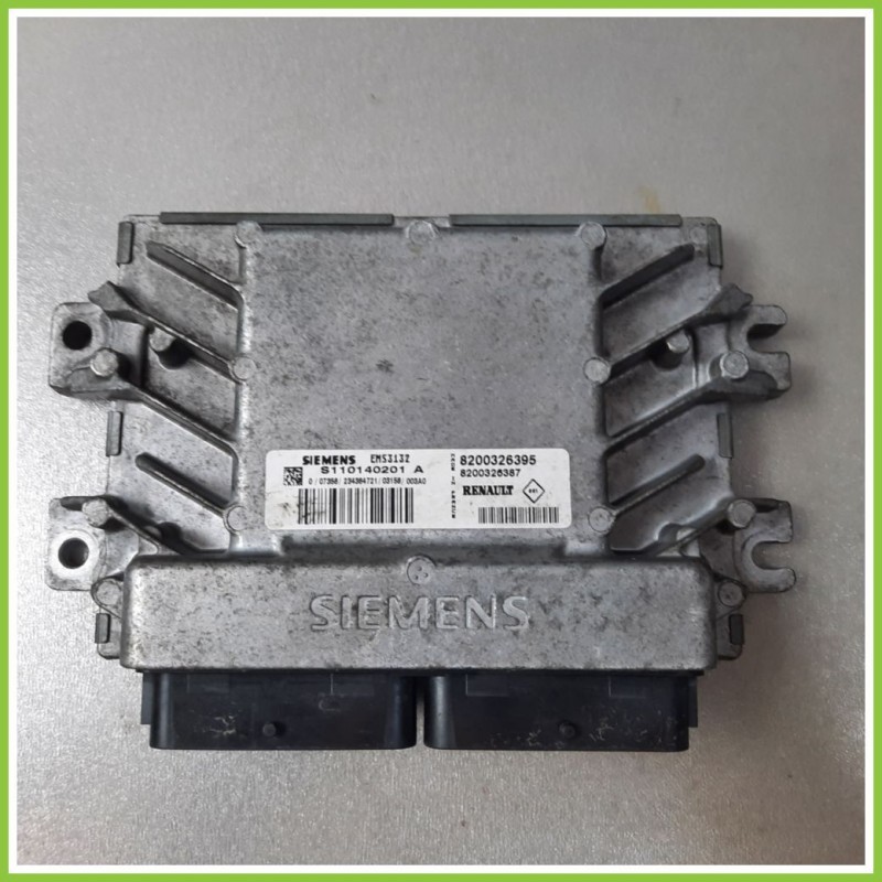 Centralina Motore Iniezione ECU SIEMENS S110140201A RENAULT CLIO 2a Serie 1.2 16V 8200326395 Benzina 2001 2010