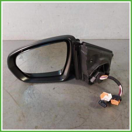 Specchio Specchietto Retrovisore Sinistro SX Nero Peugeot 3008 2 Serie 2020-2023  Originale Usato