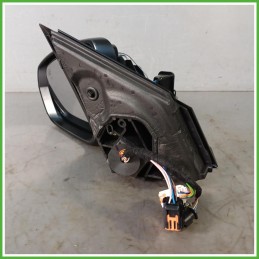 Specchio Specchietto Retrovisore Sinistro SX Nero Peugeot 3008 2 Serie 2020-2023  Originale Usato