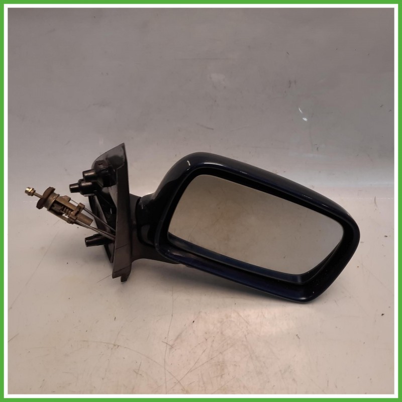 Specchio Specchietto Retrovisore Destro DX Blu Volkswagen Polo 3 Serie Variant 1997-1999  Originale Usato