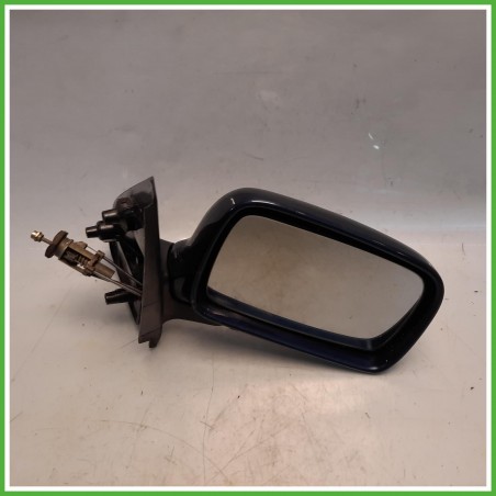Specchio Specchietto Retrovisore Destro DX Blu Volkswagen Polo 3 Serie Variant 1997-1999  Originale Usato