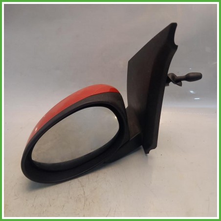 Specchio Specchietto Retrovisore Sinistro SX Rosso Citroen C1 1 Serie 2005-2012  Originale Usato