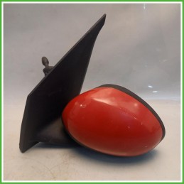 Specchio Specchietto Retrovisore Sinistro SX Rosso Citroen C1 1 Serie 2005-2012  Originale Usato