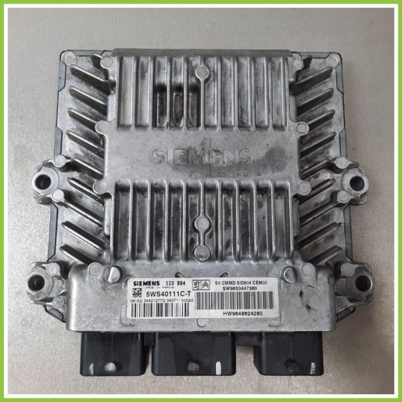 Centralina Motore Iniezione ECU SIEMENS 5WS40111C-T CITROEN C2 1.4 HDI 9653447380 Diesel 2003 2010