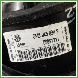 Fanale Fanalino Destro DX Valeo 89091211 Volkswagen Golf Plus 2 Serie 2009-2013 5M0945094S Originale Usato